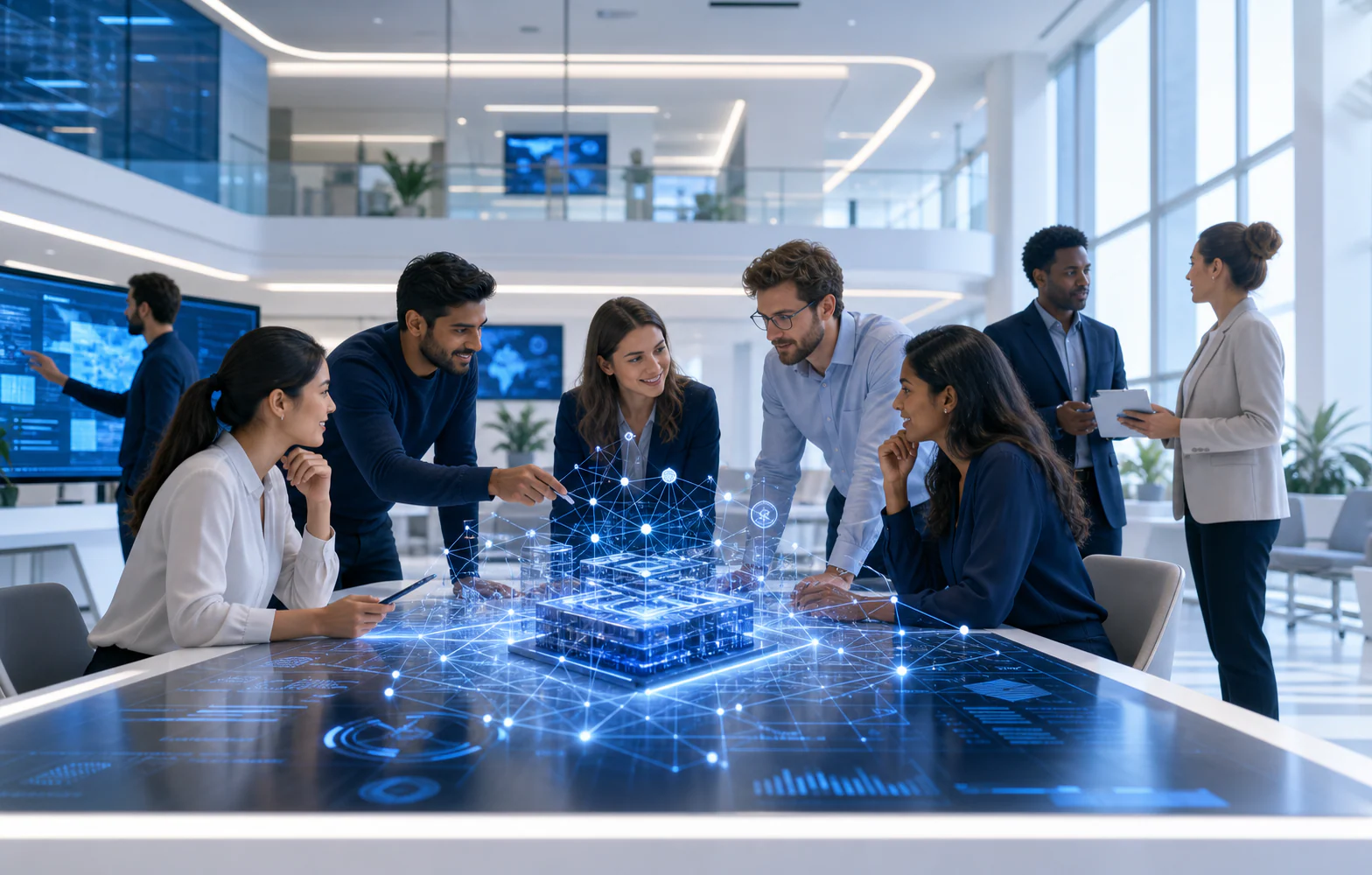TKTechnico team collaborating around an AI engineering platform