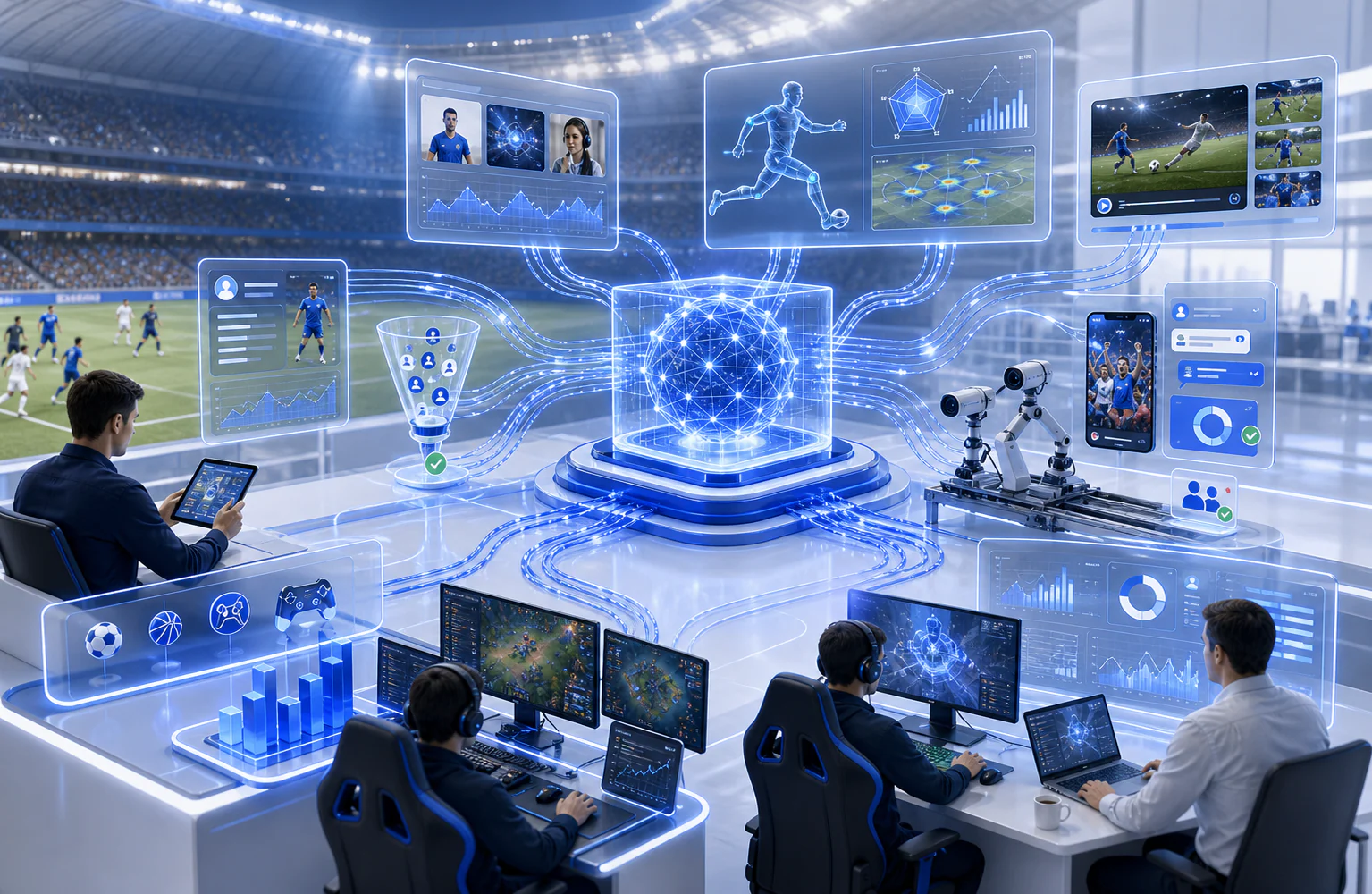 Sports & Gaming AI automation and digital transformation environment